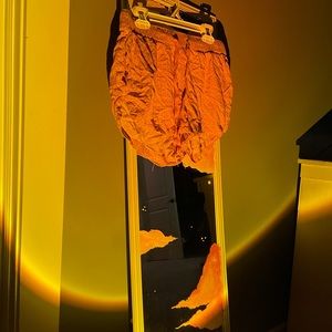 Roxy pink and white patterned shorts